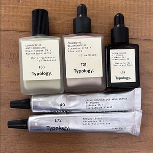 Typology Women’s Skincare Concealer Trio — Green, Beige & Black